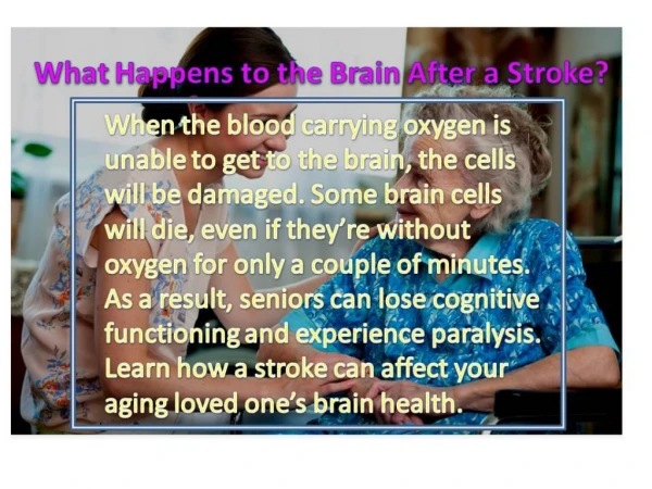 What Happens to the Brain After a Stroke
