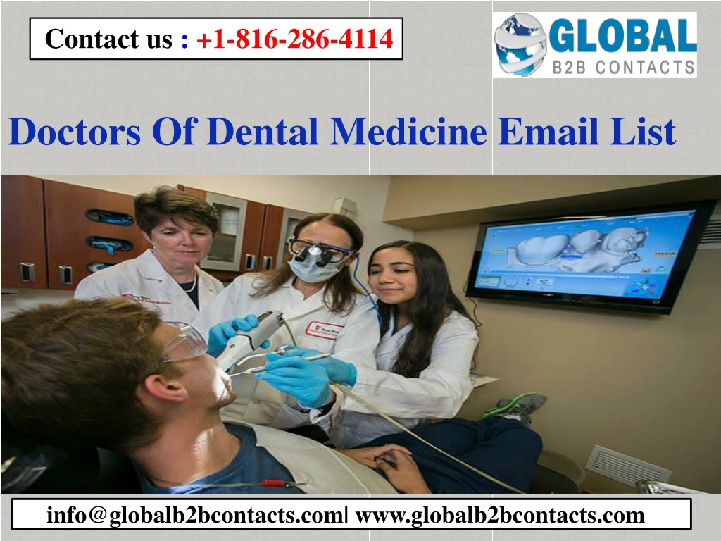 doctors of dental medicine email list