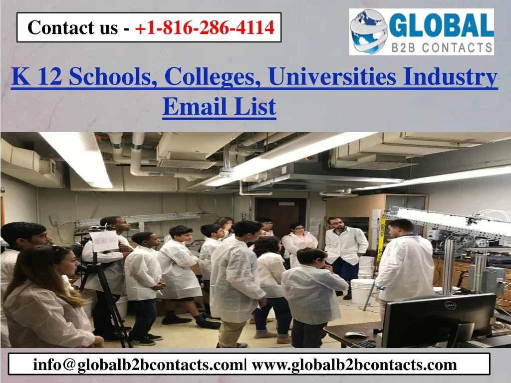 k 12 schools colleges universities industry email list
