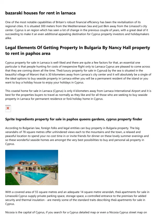 11 Ways to Completely Ruin Your property for sale cyprus paphos
