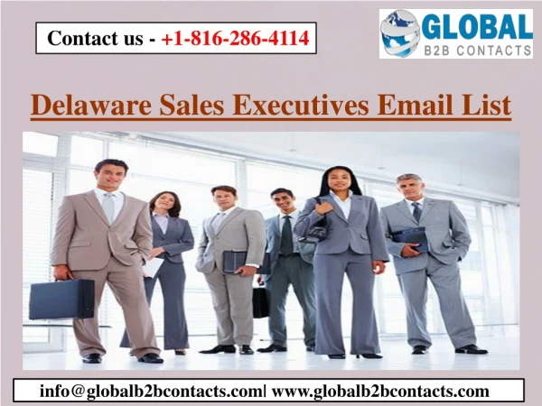 Delaware Sales Executives Email List