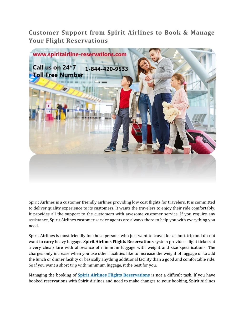 customer support from spirit airlines to book