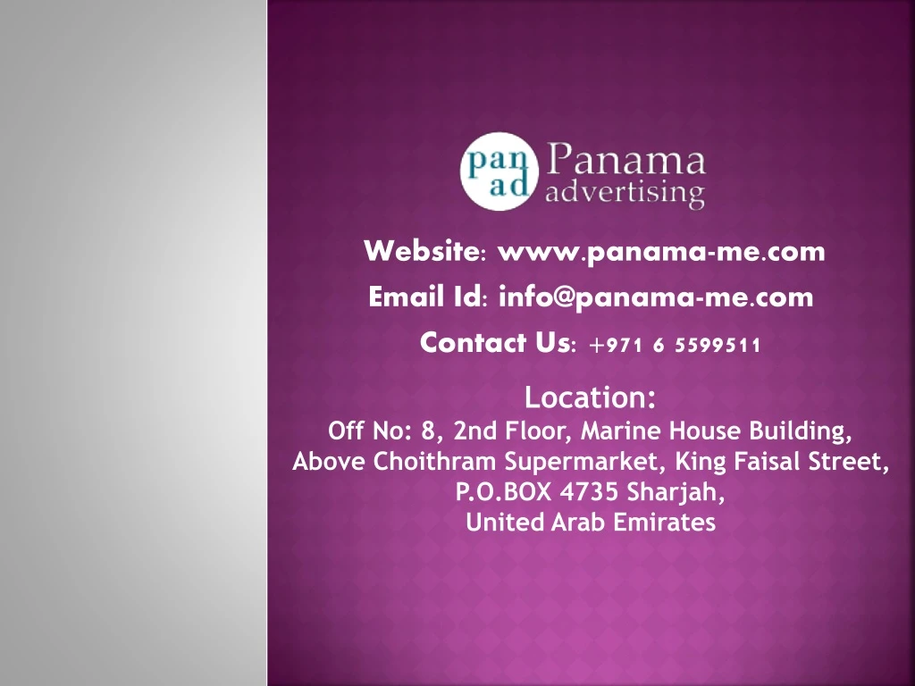 website www panama me com