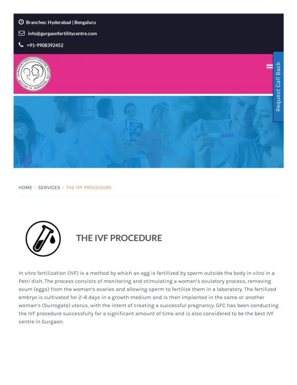 The IVF Procedure- Let us see the step by step process of IVF treatment