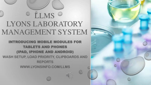 Lyons Laboratory Management System (LLMS) streamlines the garment and fabric laboratory testing process.