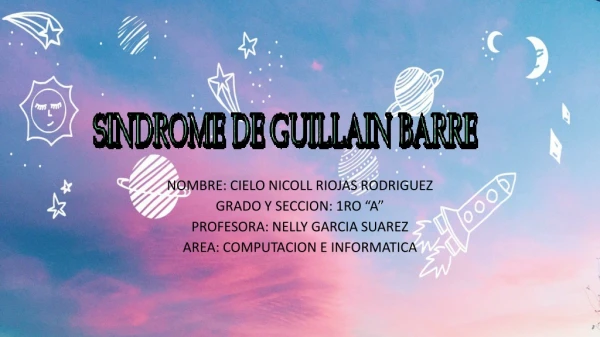 síndrome del guillan barre