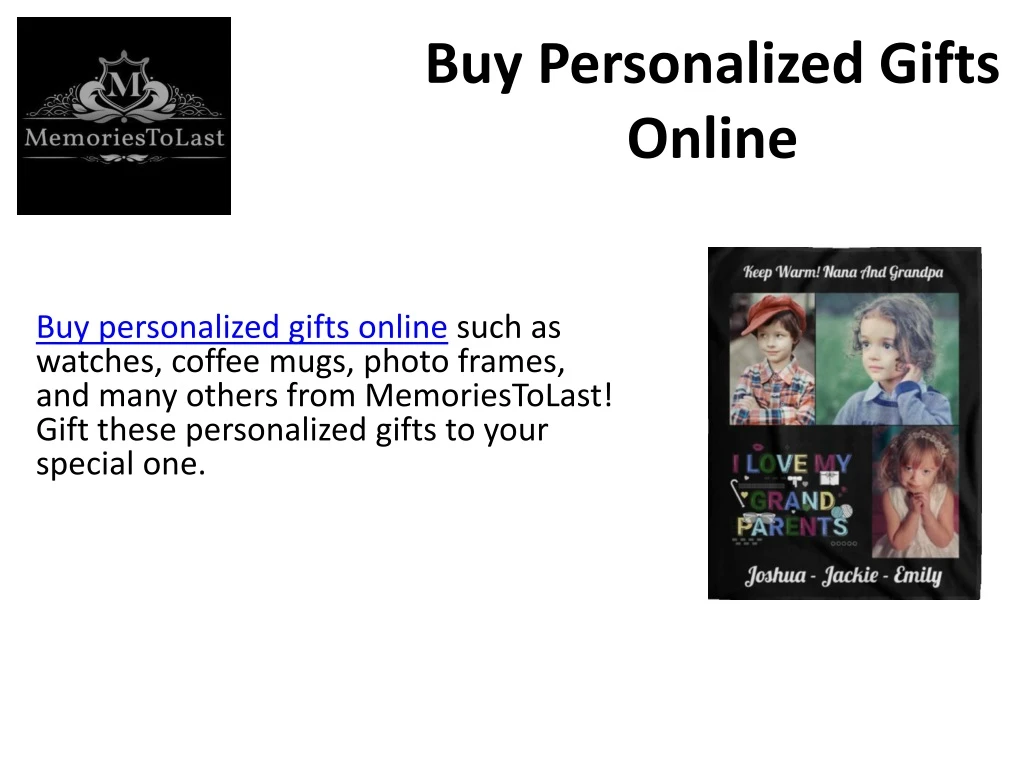 buy personalized gifts online