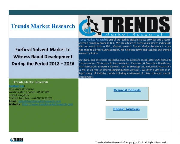 Furfural Solvent Market