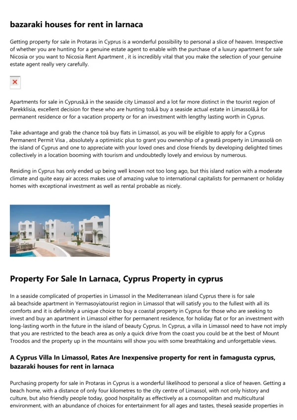 cyprus property market - Compare 3000 Available Luxury Properties in Cyprus