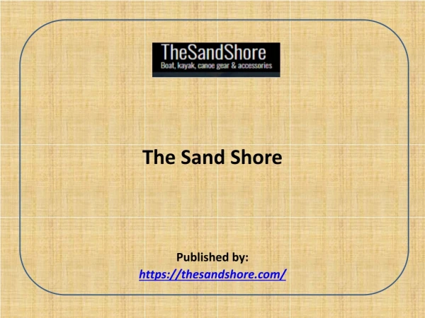 The Sand Shore