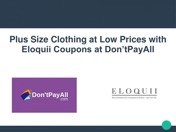 Eloquii Coupon: Beneficial for Savings