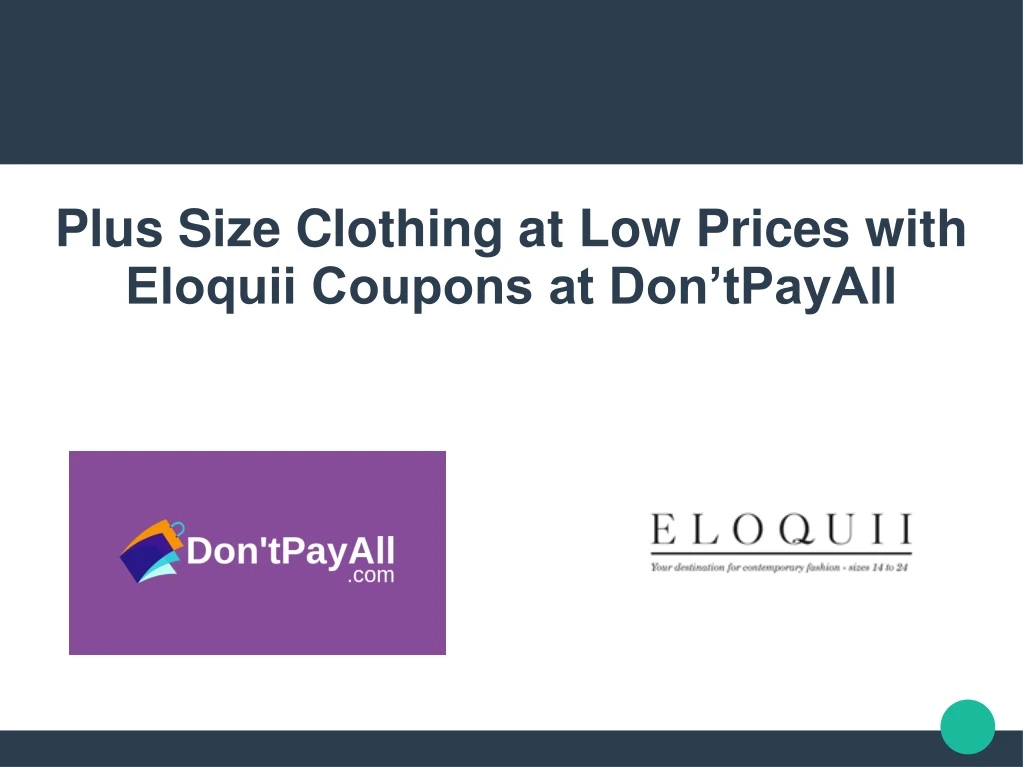 plus size clothing at low prices with eloquii