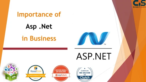 Importance of ASP.NET in business