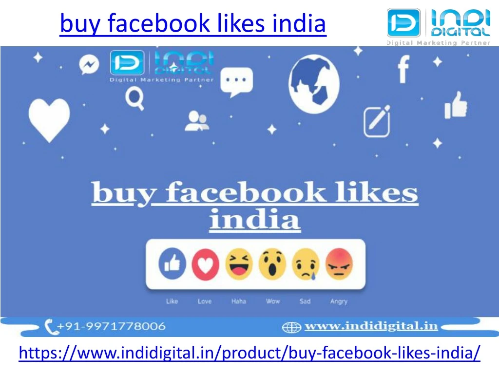 buy facebook likes india