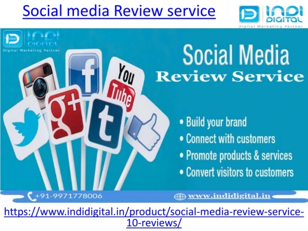 We provide best Social media Review service