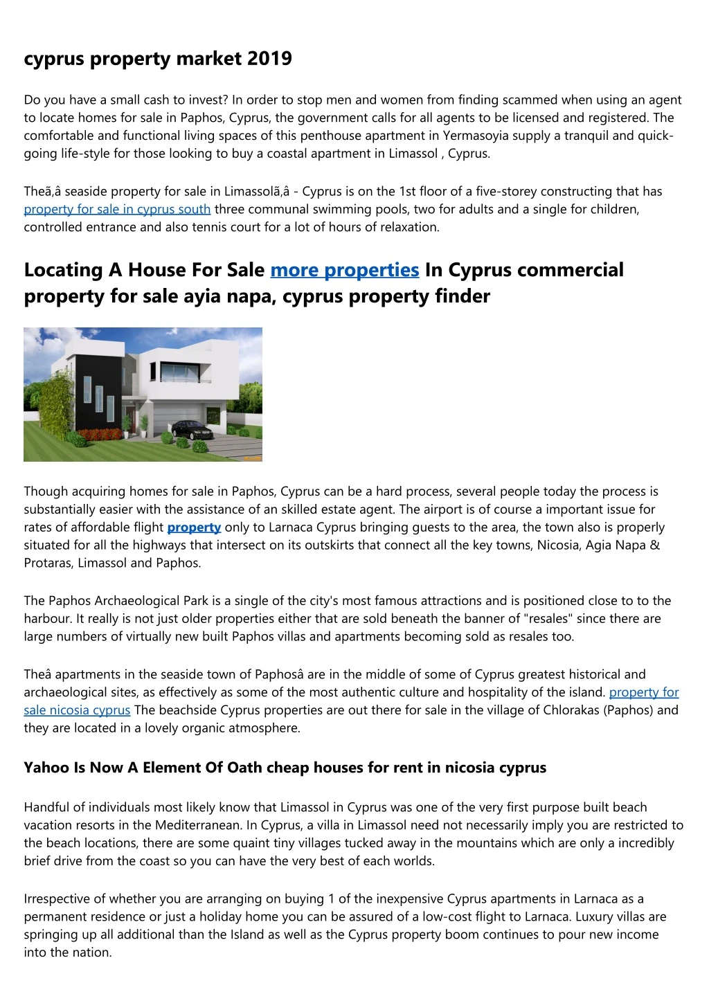 cyprus property market 2019