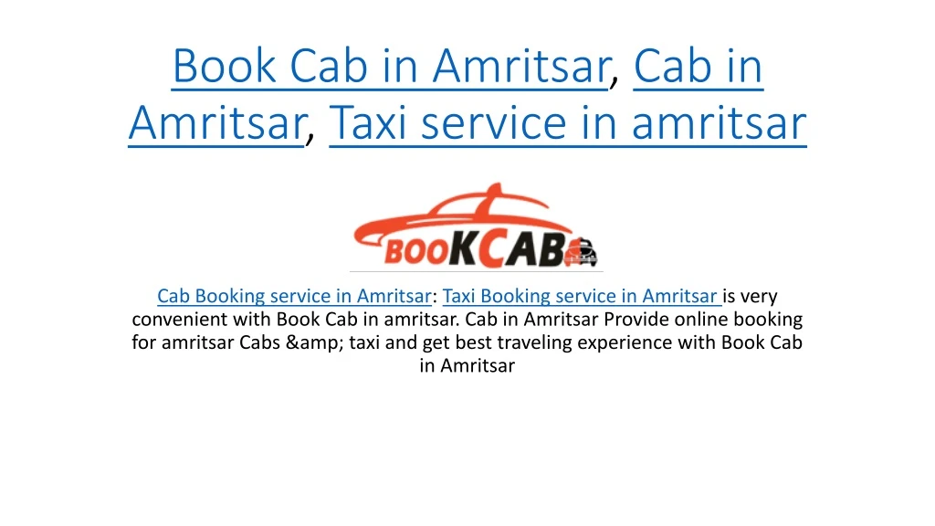 book cab in amritsar cab in amritsar taxi service in amritsar