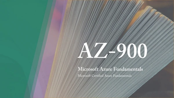 AZ-900 Questions and Answers Practice Test