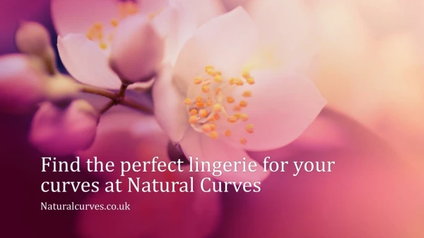 Find the perfect lingerie for your curves at Natural Curves