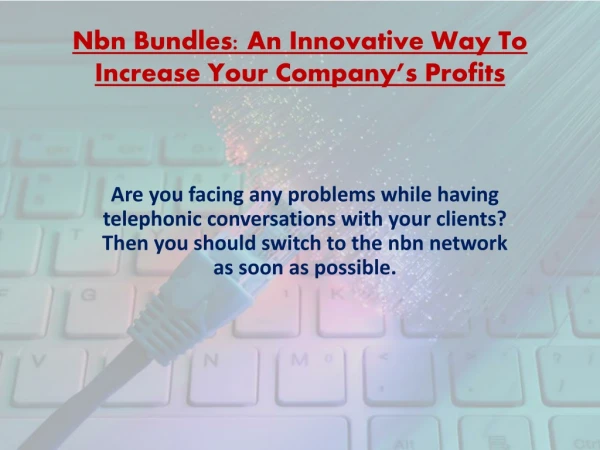 Nbn voice service for business in queensland