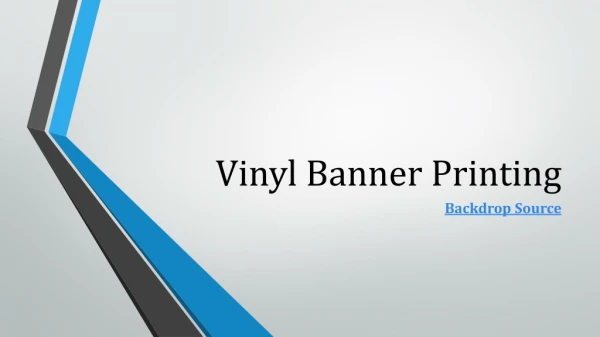vinyl banner printing