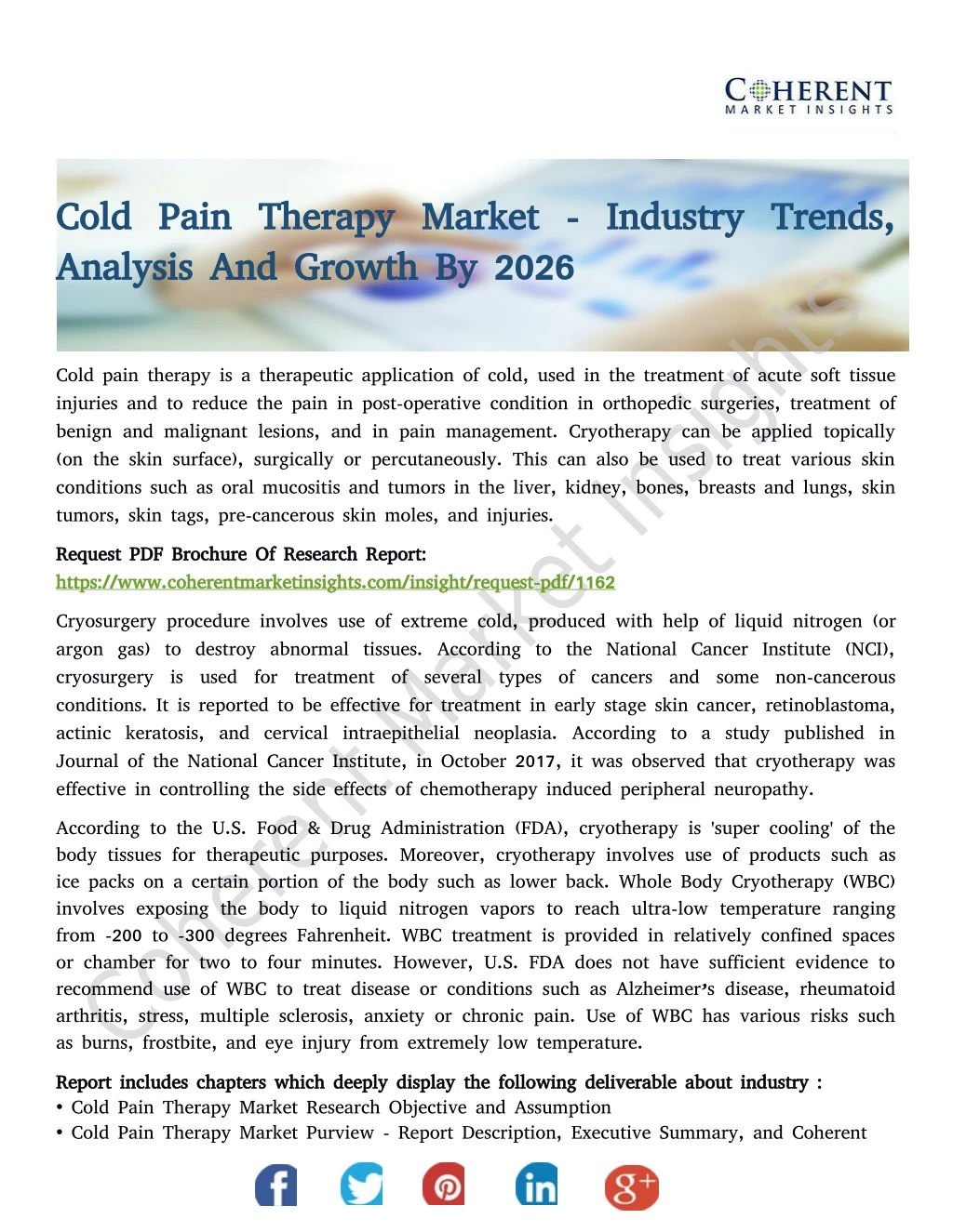 cold pain therapy market industry trends cold