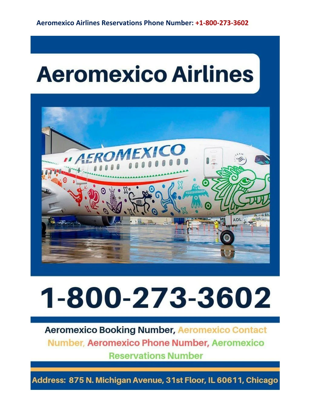 aeromexico airlines reservations phone number