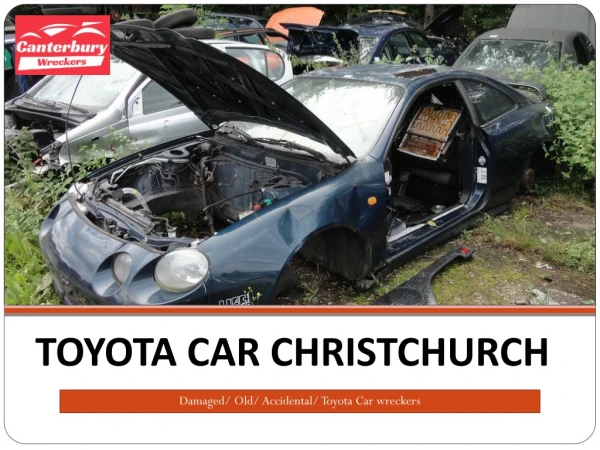 Toyota wreckers Christchurch