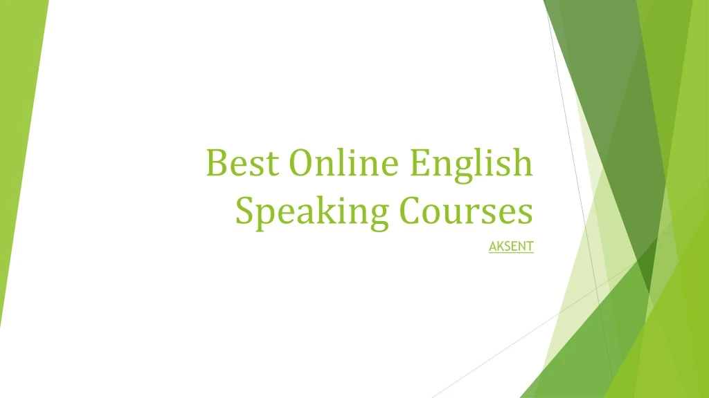 best online english speaking courses