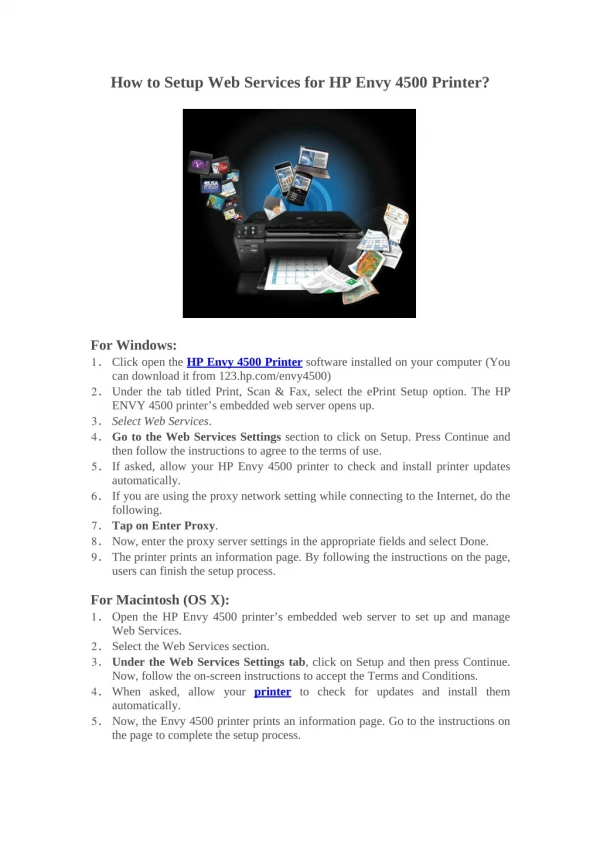 Complete HP Envy 4500 Printer Setup Guidelines