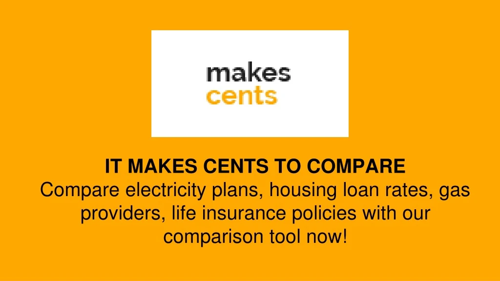 it makes cents to compare compare electricity