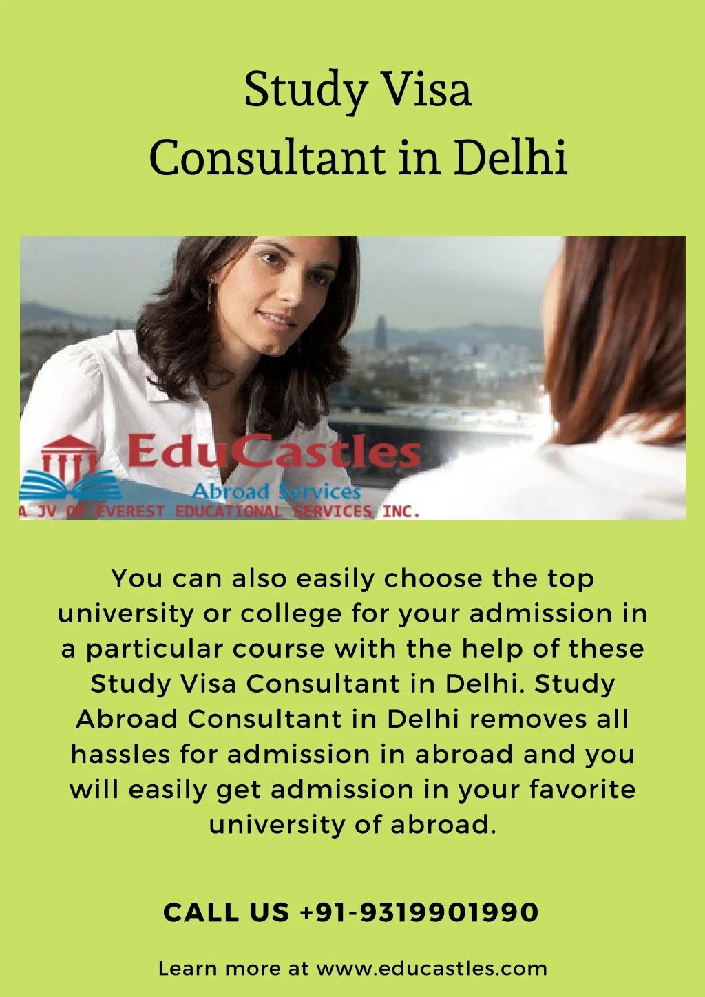 study visa consultant in delhi