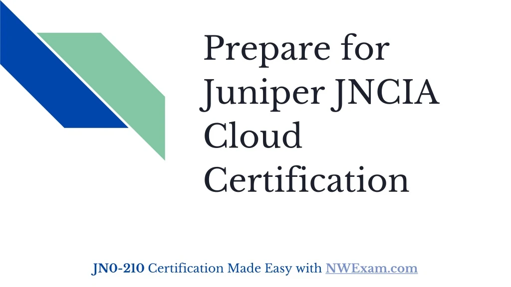 prepare for juniper jncia cloud certification