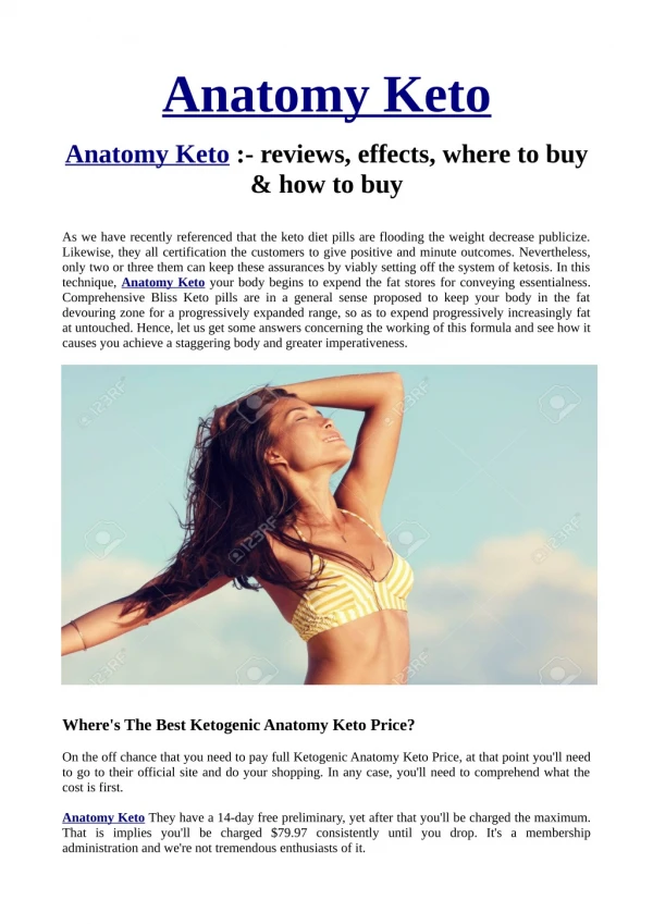 5 Easy Steps To More Anatomy Keto Sales