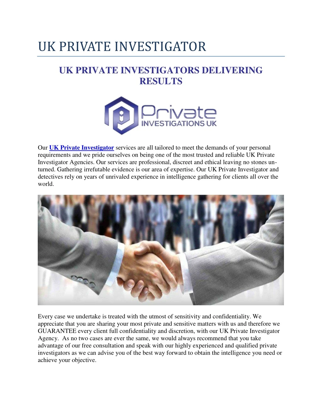 uk private investigator