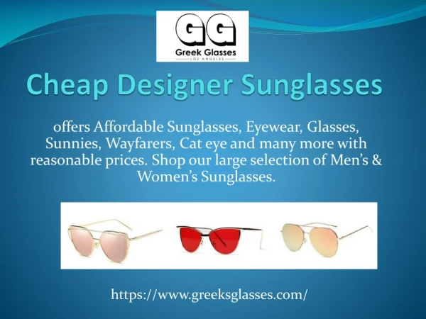 Cheap Designer Sunglasses 