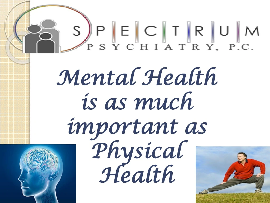 mental health is as much important as physical