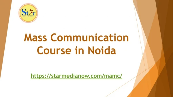 mass communication course in noida