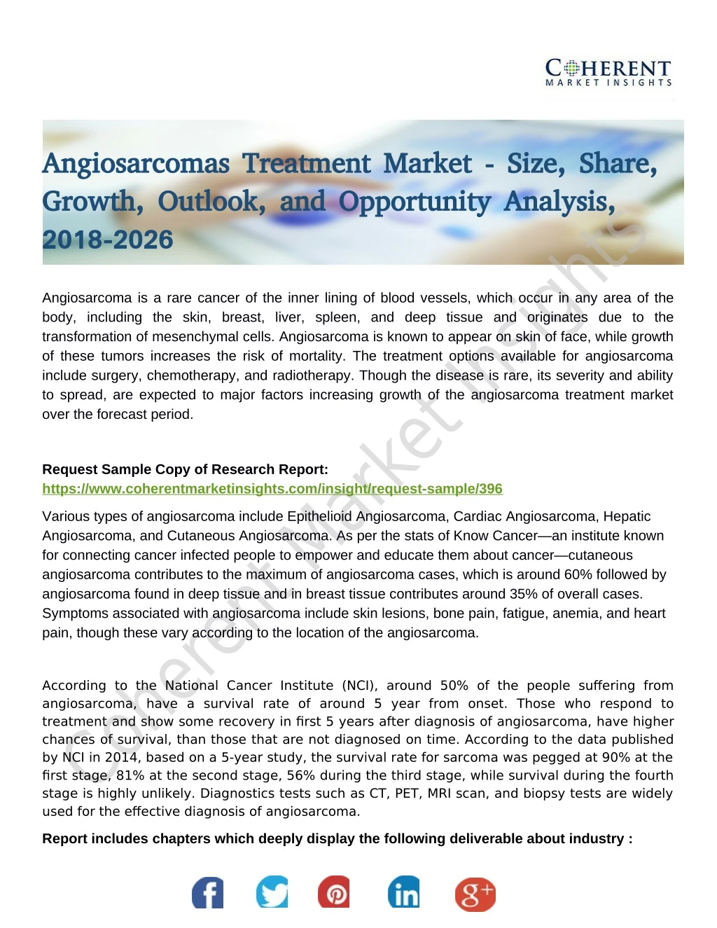 angiosarcomas treatment market size share