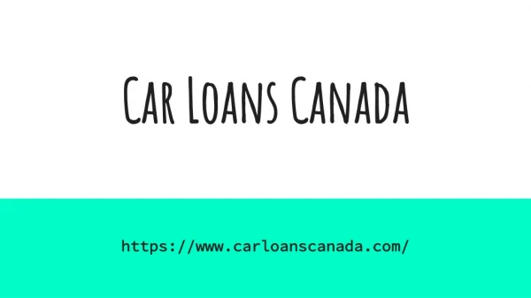 How to get a Bad Credit Car Loan in Canada