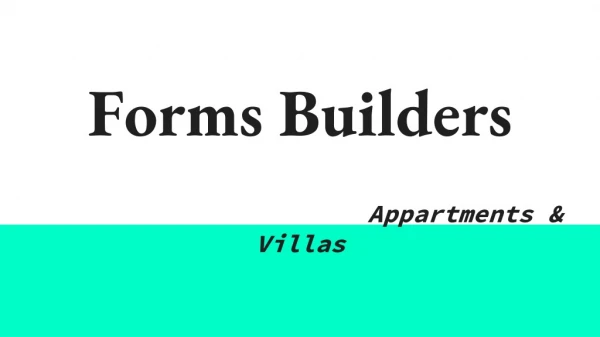 forms builders