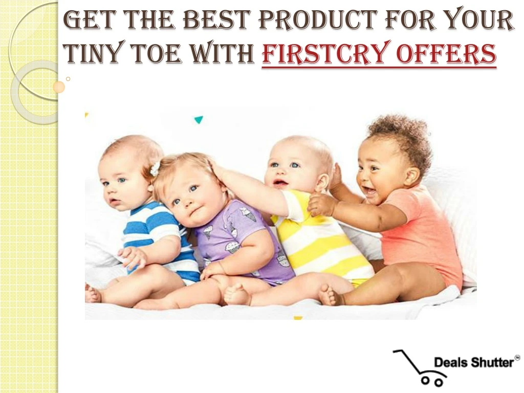 get the best product for your tiny toe with firstcry offers