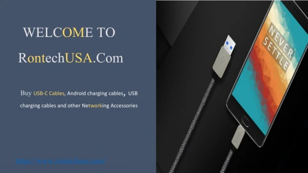 Buy USB-C Cables, Android Charging Cables, and other networking accessories online