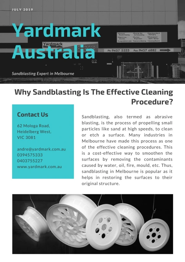 Why Sandblasting Is The Effective Cleaning Procedure?