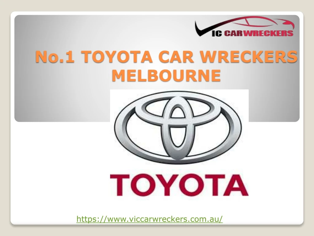 no 1 toyota car wreckers melbourne