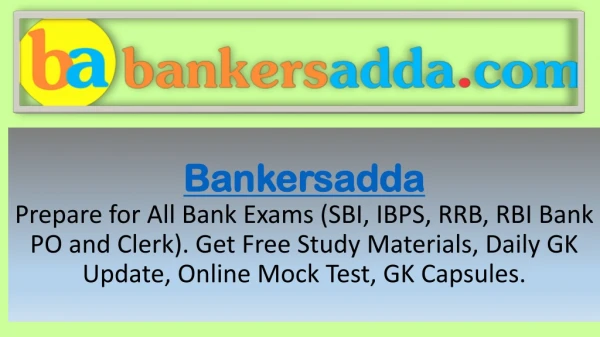 Bankersadda for Government exams 2019-20