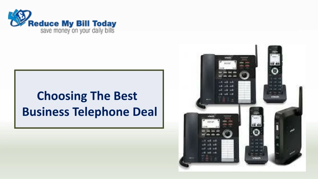 choosing the best business telephone deal