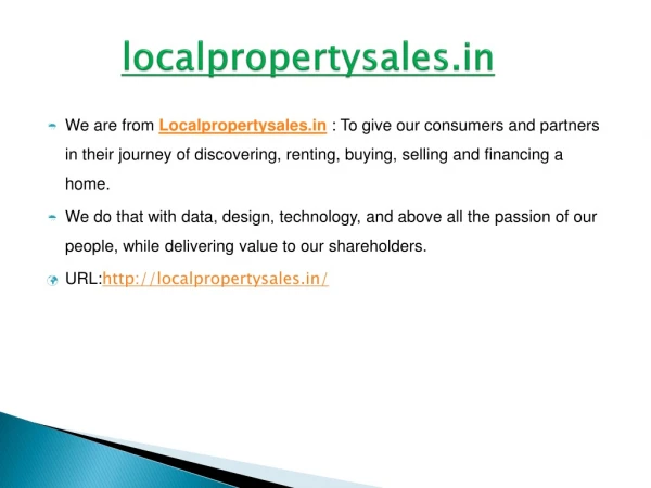 Localpropertysales.in |property in warangal
