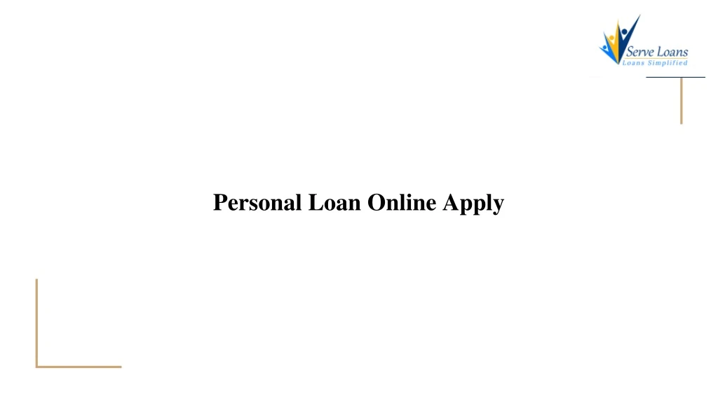 personal loan online apply