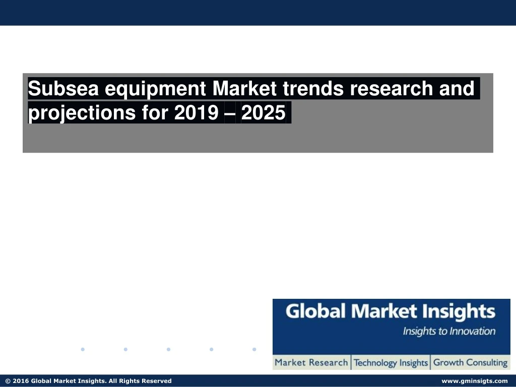 subsea equipment market trends research